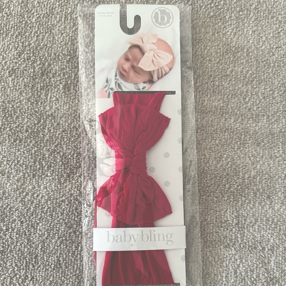 Baby Bling Bows Headband: Brand New